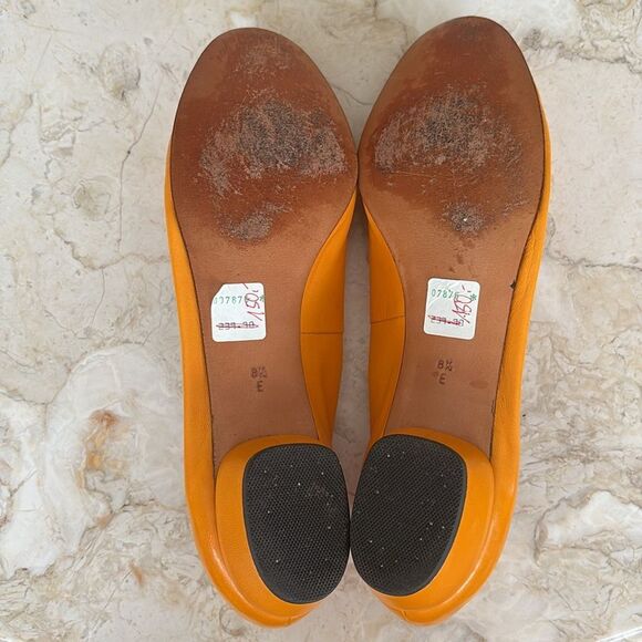 Bally Suisse Romain Nappa Leather Ballerina Flats 1970s Vintage - Picture 12 of 12